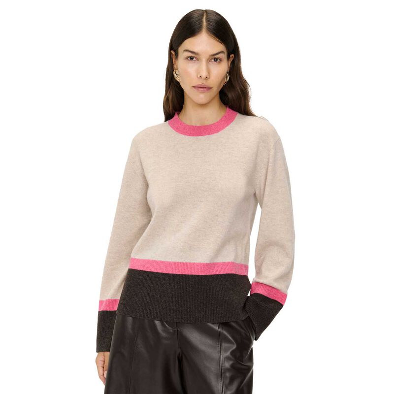 Veronika Maine Merino Colour Block Sweater image number 0